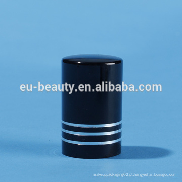 Brilhante boné preto para frasco de perfume